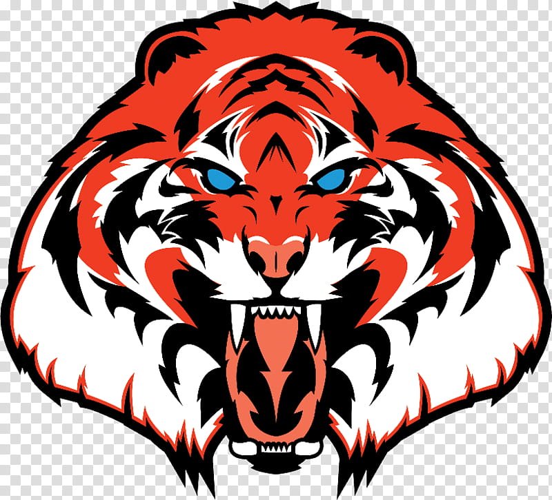 Cats, Tiger, Character, Snout, Roar, Bengal Tiger, Head, Wildlife transparent background PNG clipart
