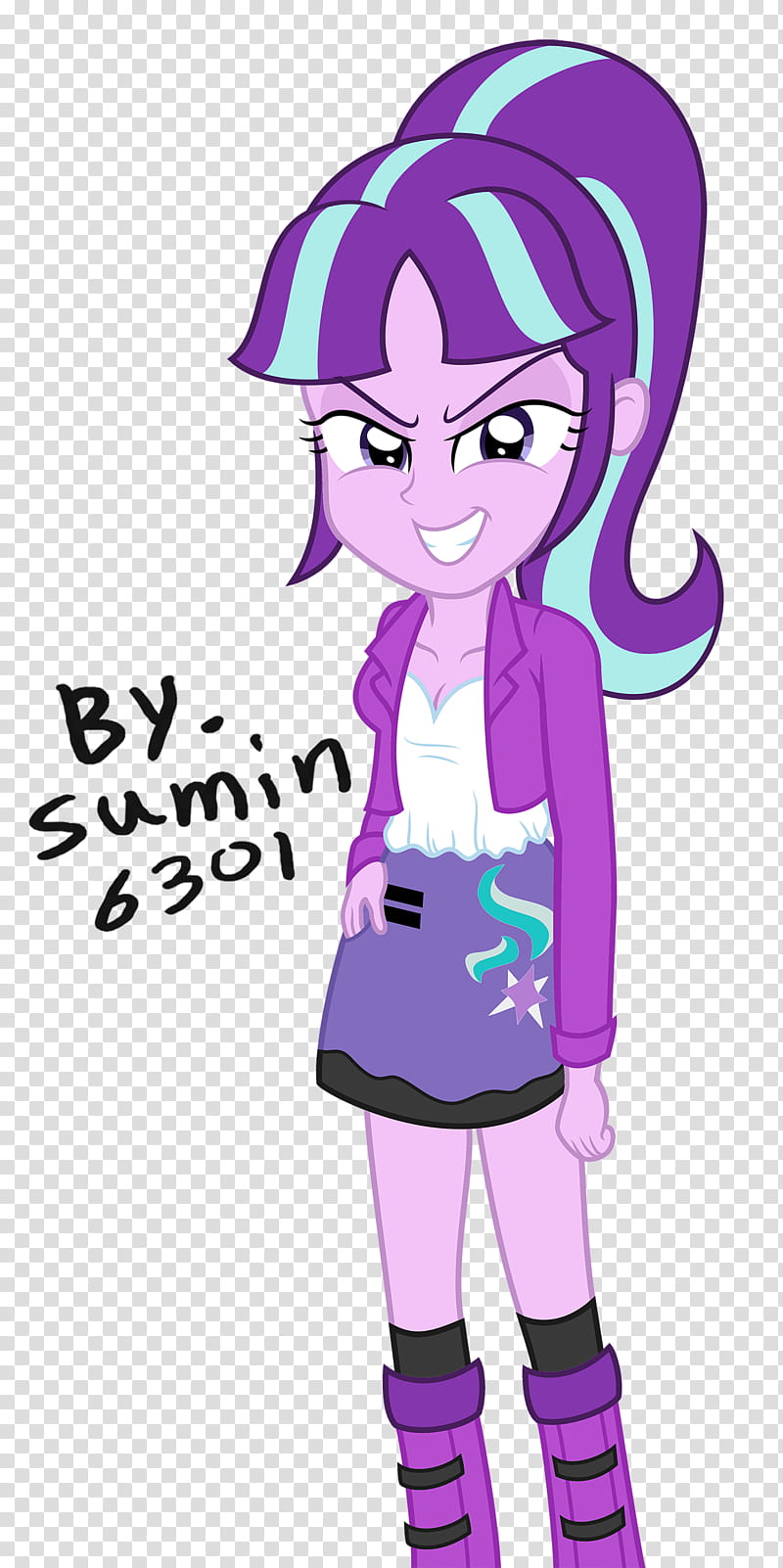 MLP Starlight glimmer EG  transparent background PNG clipart