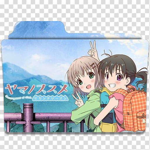Anime Icon Pack , Yama no Susume Second Season v transparent background PNG clipart