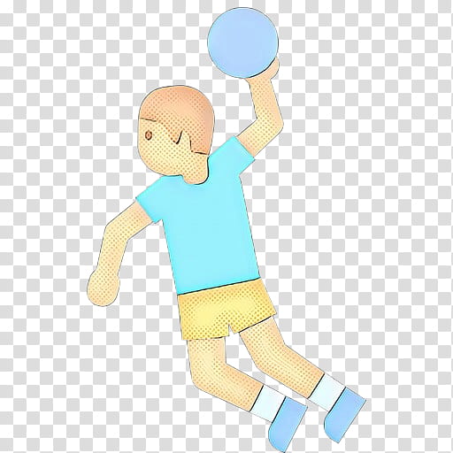 cartoon ball play child, Pop Art, Retro, Vintage, Cartoon, Sports Equipment transparent background PNG clipart