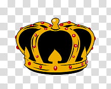 Crown, yellow and black crown illustration transparent background PNG clipart