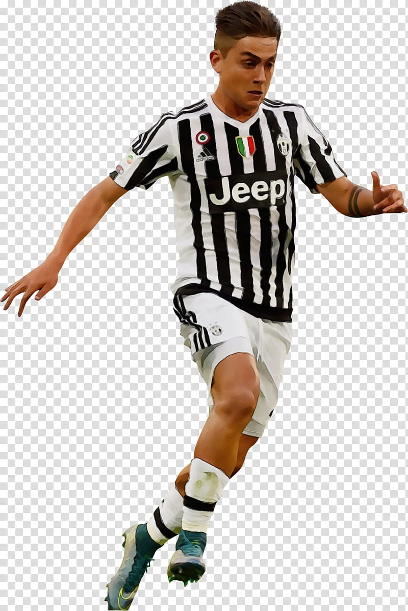 Sport Logo, Watercolor, Paint, Wet Ink, Paulo Dybala, Juventus Fc, Argentina National Football Team, Football Player transparent background PNG clipart