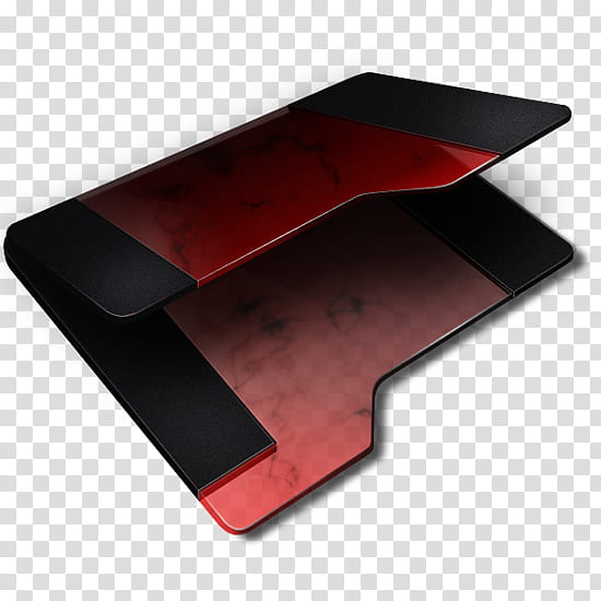 Red Empty Folder Icon, (T) RED Empty Folder  x , red and black folder icon transparent background PNG clipart