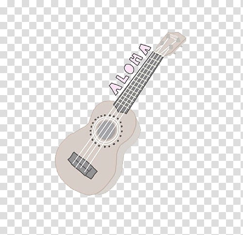 Overlays, Aloha ukulele artwork transparent background PNG clipart