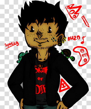 ,  Cartoon, Character, Drawing, Animal, Skateboarding, Skate Or Die, Animation transparent background PNG clipart thumbnail