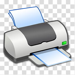 Refresh CL Icons , Printer_ON, grey printer icon transparent background PNG clipart