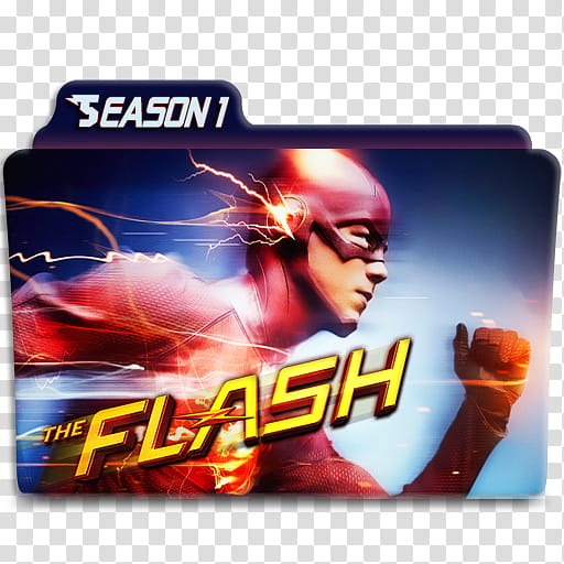 The Flash folder icons Season , The Flash S D transparent background PNG clipart