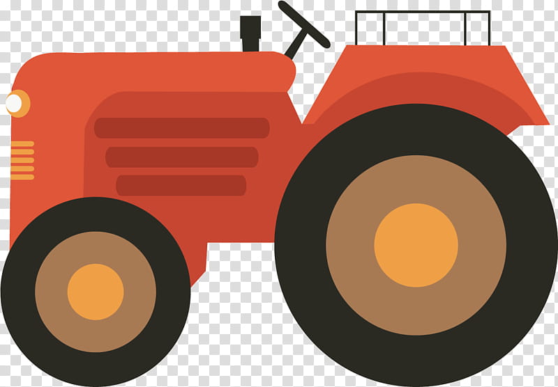 Tractor Tractor, Agriculture, Farm, Tabriz, Red, Backhoe, Field, John Deere transparent background PNG clipart