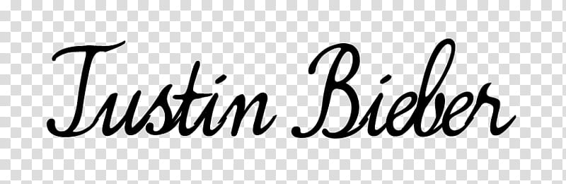 Textos y Firmas Justin Bieber transparent background PNG clipart