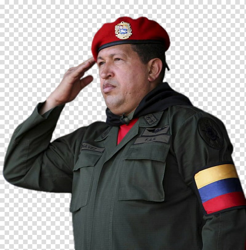 Hugo chavez en Militar Comandante transparent background PNG clipart