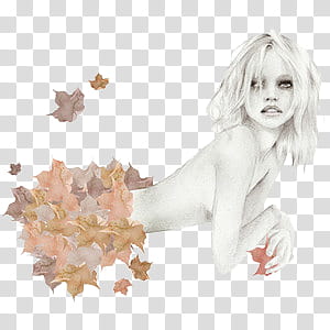 various XI, topless female painting illustration transparent background PNG clipart