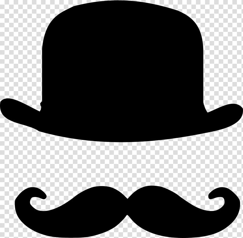 Top Hat, Moustache, Bowler Hat, Cap, Handlebar Moustache, Headgear, Beard, Cowboy Hat transparent background PNG clipart