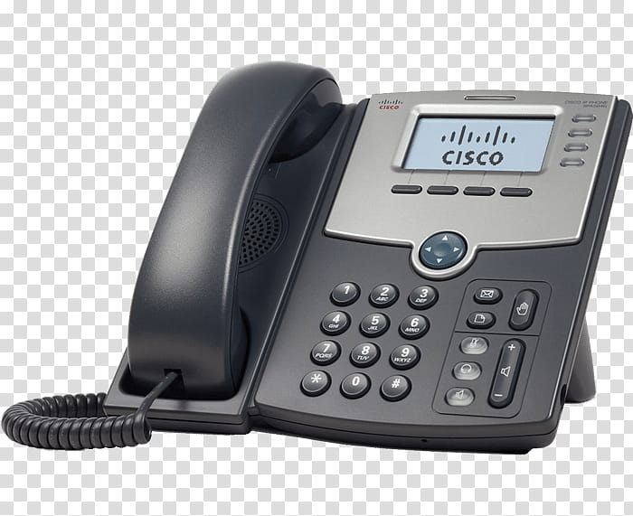 Telephone, VoIP Phone, Power Over Ethernet, Cisco Spa 502g, Voice Over IP, Cisco Spa 504g, Cisco Systems, Computer transparent background PNG clipart