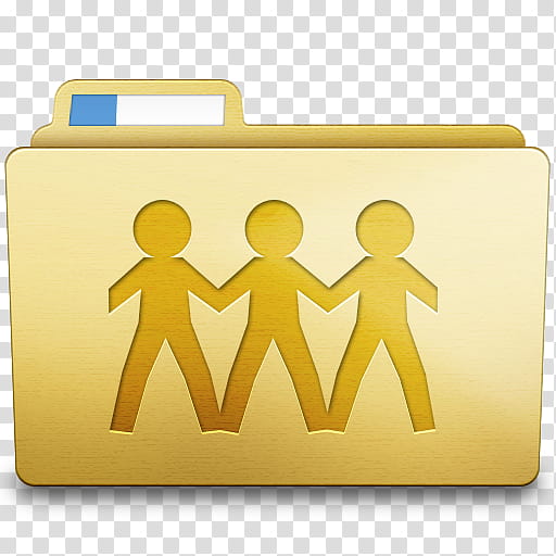 Folder Replacement, gold folder transparent background PNG clipart