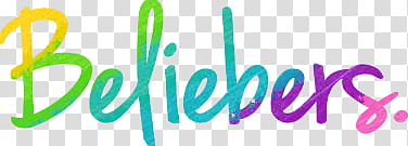 Beliebers Texto transparent background PNG clipart