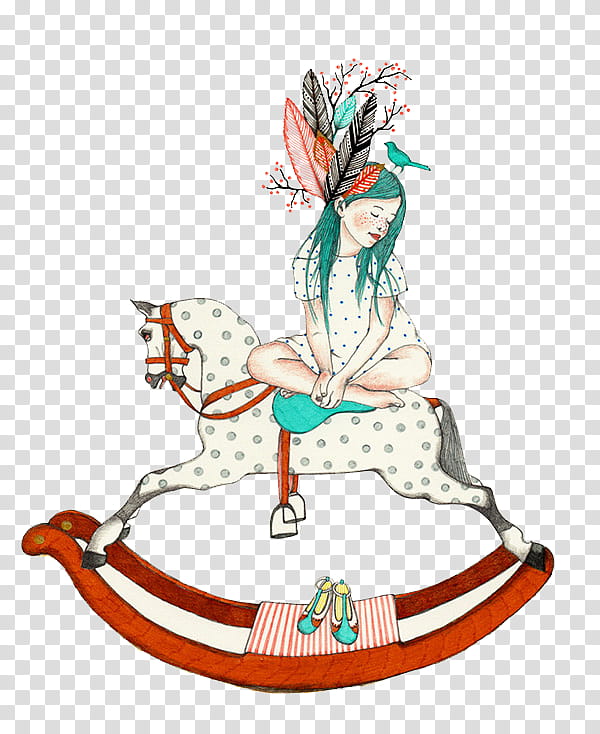 art , white and gray rocking horse transparent background PNG clipart