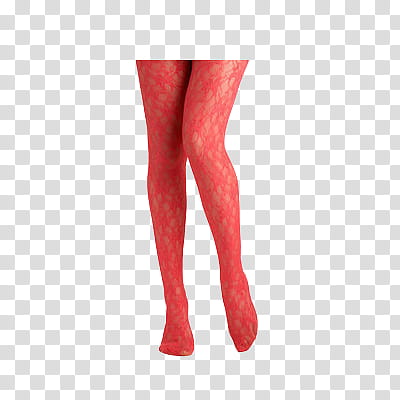 Tights on, person wearing red lace ings transparent background PNG clipart