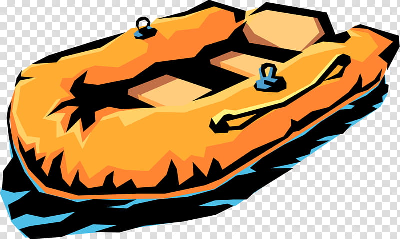 Boat, Inflatable Boat, Raft, Lifeboat, Windows Metafile, Orange, Vehicle, Pumpkin transparent background PNG clipart