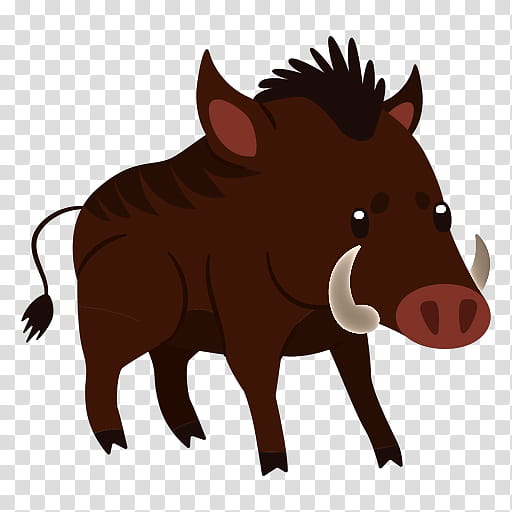 boar warthog suidae cartoon snout, Live, Animal Figure transparent background PNG clipart