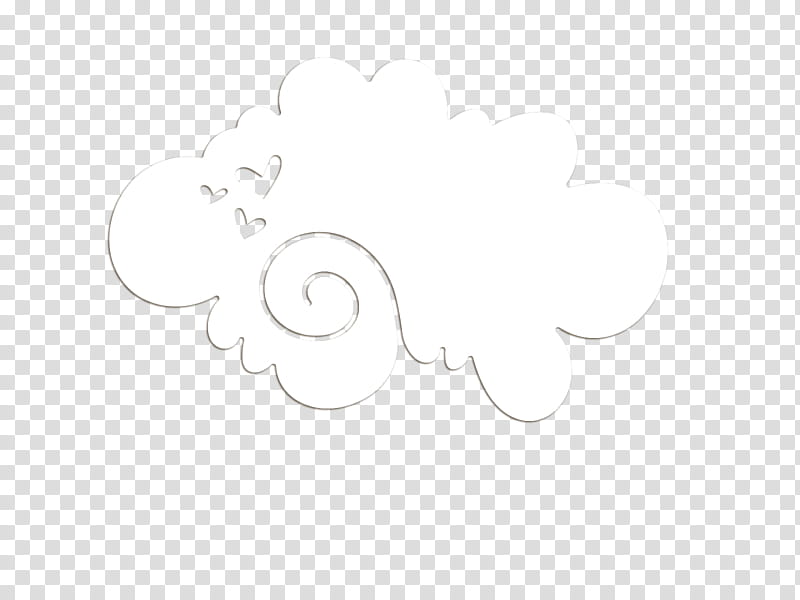 AirMail, white cloud illustration transparent background PNG clipart