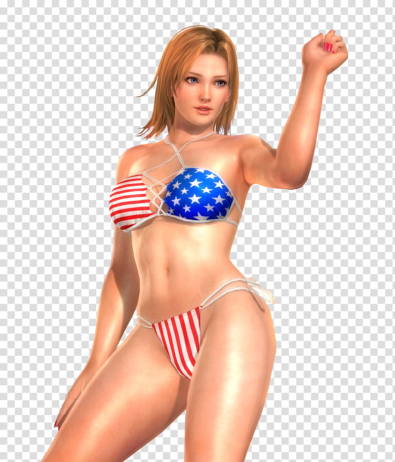 DOA  Tina Bikini Render, game character transparent background PNG clipart