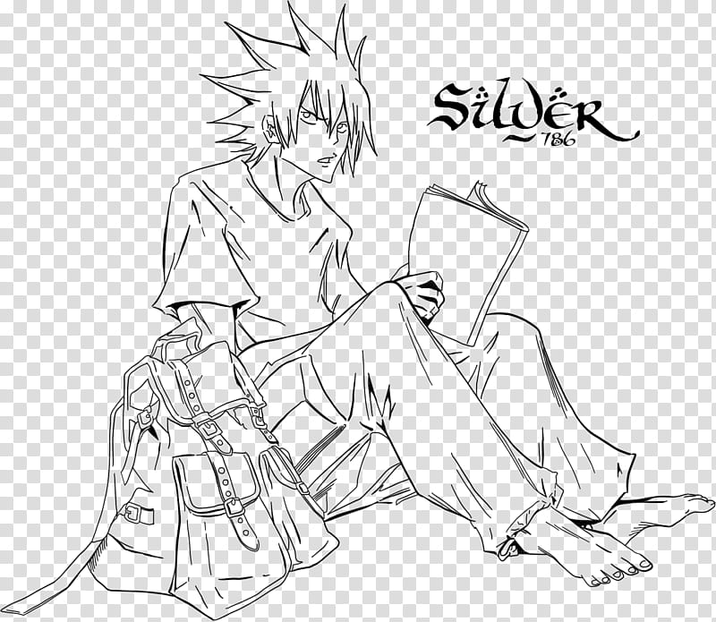 Shaman King Horohoro Lineart, anime sketch transparent background PNG clipart