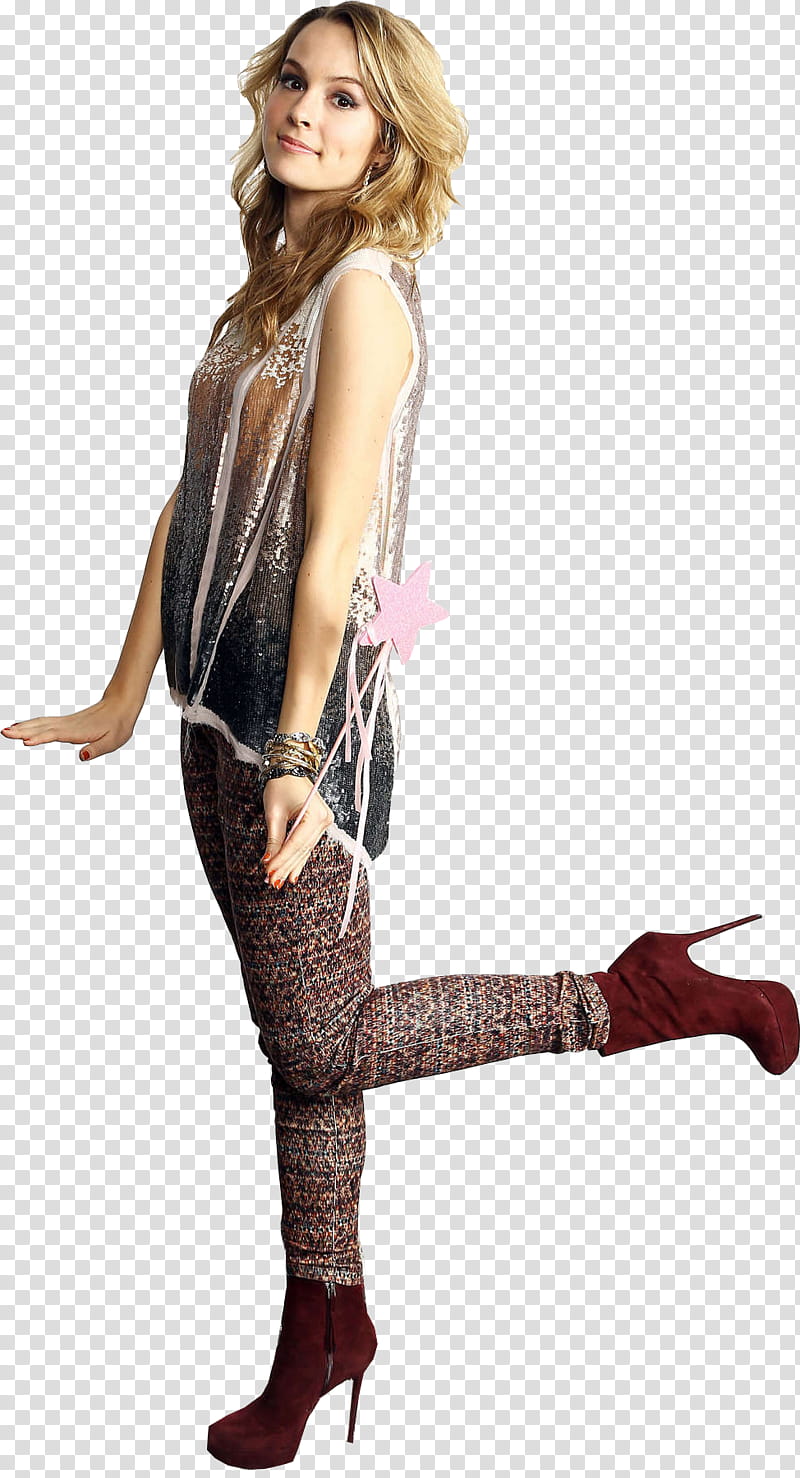 Bridgit Mendler, woman standing in one leg transparent background PNG clipart