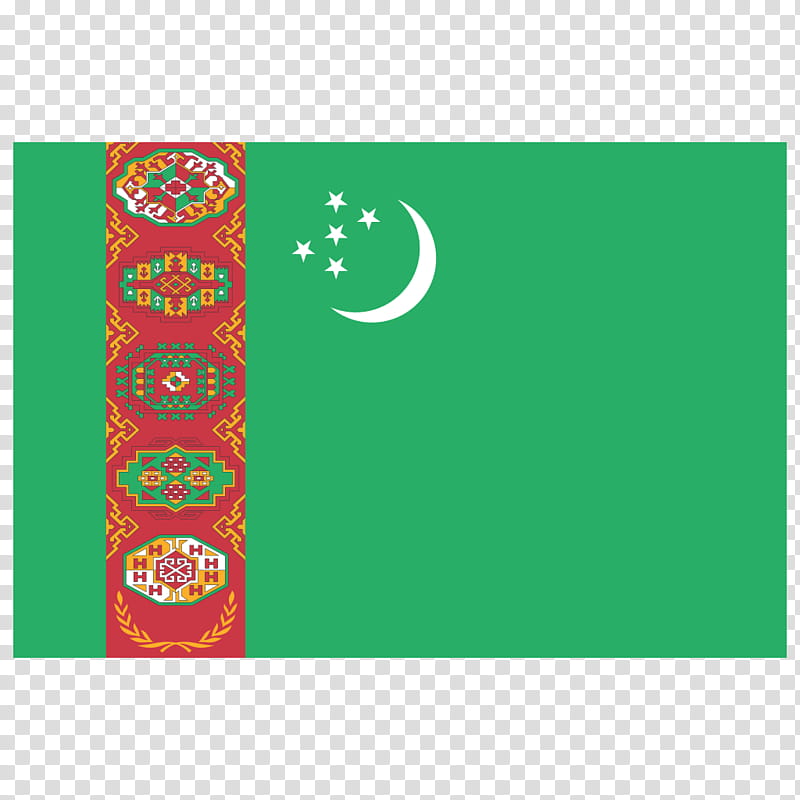 Japan, Turkmenistan, Flag Of Turkmenistan, Uzbekistan, Green, Rectangle, Textile, Linens transparent background PNG clipart