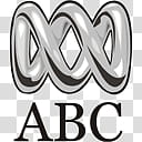 Television Channel logo icons, ABC plain  transparent background PNG clipart