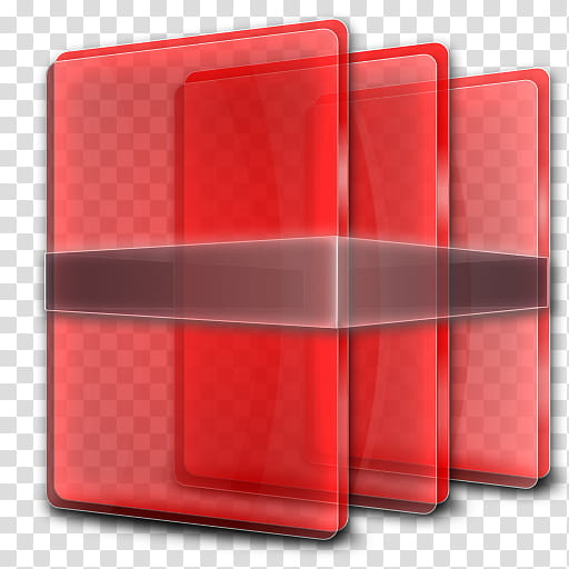 Compressed Icons, red box illustrated transparent background PNG clipart