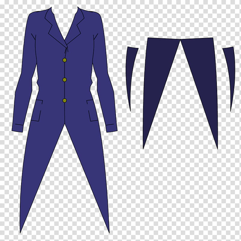 Kisekae Pendulum coat custom, blue coat illustration transparent background PNG clipart