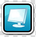 Black n Blue icon pack, MyComputer icon transparent background PNG clipart