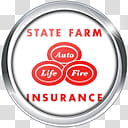 Rounds Mobile App Icons, State Farm transparent background PNG clipart