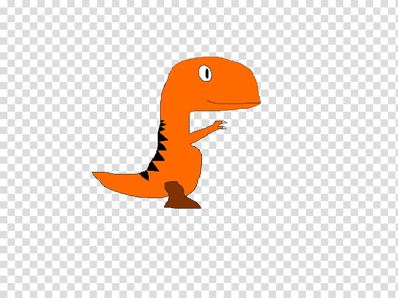 Tiger striped dino transparent background PNG clipart