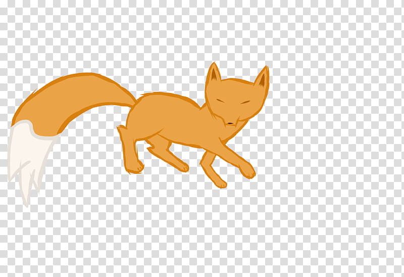 Sketchy Fox transparent background PNG clipart
