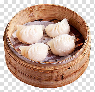 steamed buns on wooden steam pan transparent background PNG clipart