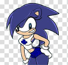 Sonic Femenina xD transparent background PNG clipart