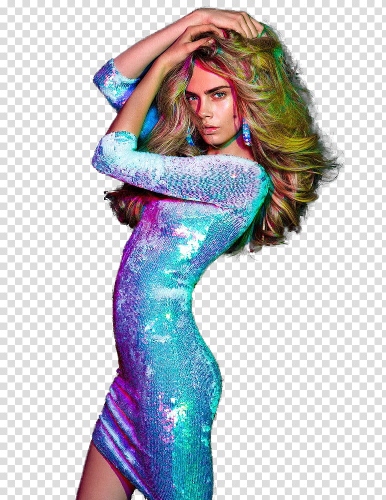 Cara Delevigne  My Old ,  transparent background PNG clipart