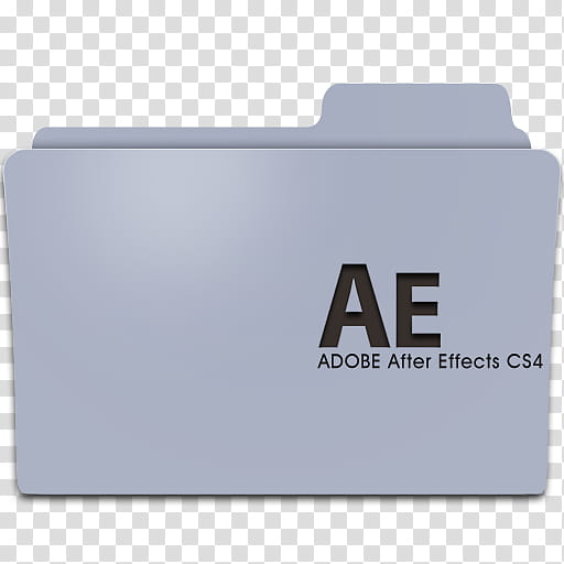 Adobe program ico, AE Adobe After Effects CS folder transparent background PNG clipart