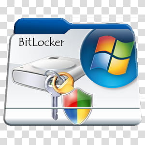 Program Files Folders Icon Pac, Bitlocker Folder, white and black Bitlocker folder icon transparent background PNG clipart