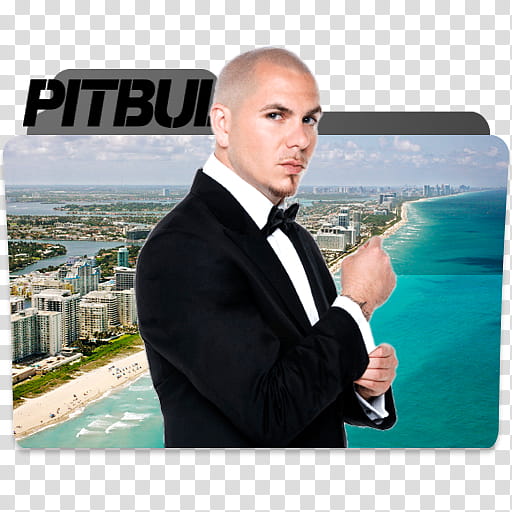 Pitbull Armando Christian Perez Folder Icon transparent background PNG clipart