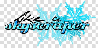 s, like a skycraper text snowflakes art transparent background PNG clipart
