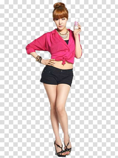 SNSD Tiffany Yakult LOOK transparent background PNG clipart