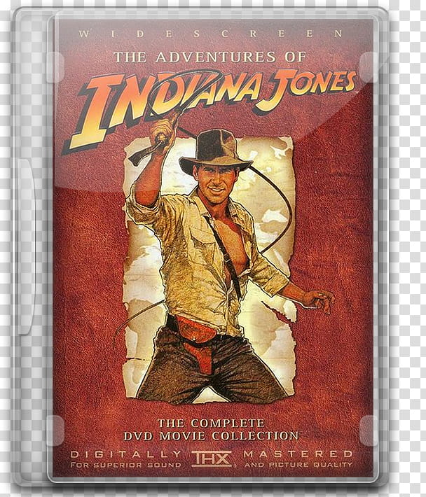 The Adventures of Indiana Jones DVD Case Icon transparent background PNG clipart