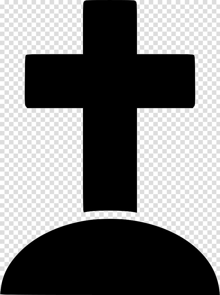 Cross Icon, Tomb, Grave, Cemetery, Headstone, Death, Icon Design, Funeral Home transparent background PNG clipart