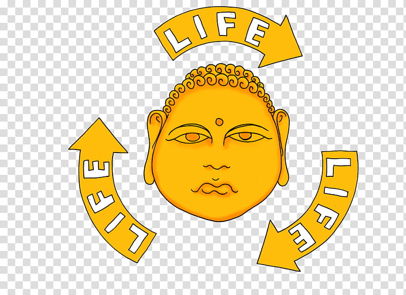 graphy Logo, Reincarnation, Buddhism, Drawing, Poster, Yellow, Cartoon, Emblem transparent background PNG clipart