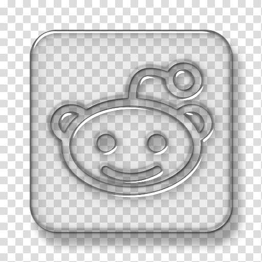 Glass Social Icons, reddit logo square webtreatsetc transparent background PNG clipart