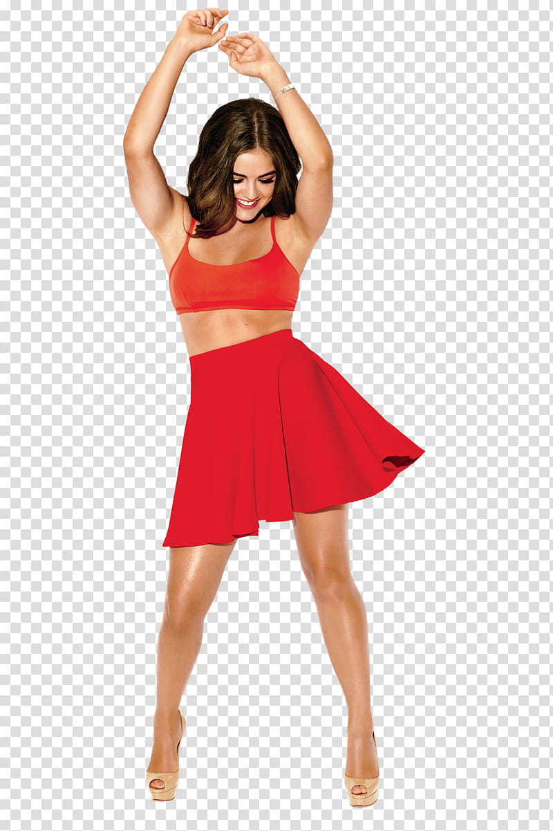 Lucy Hale, woman dancing transparent background PNG clipart