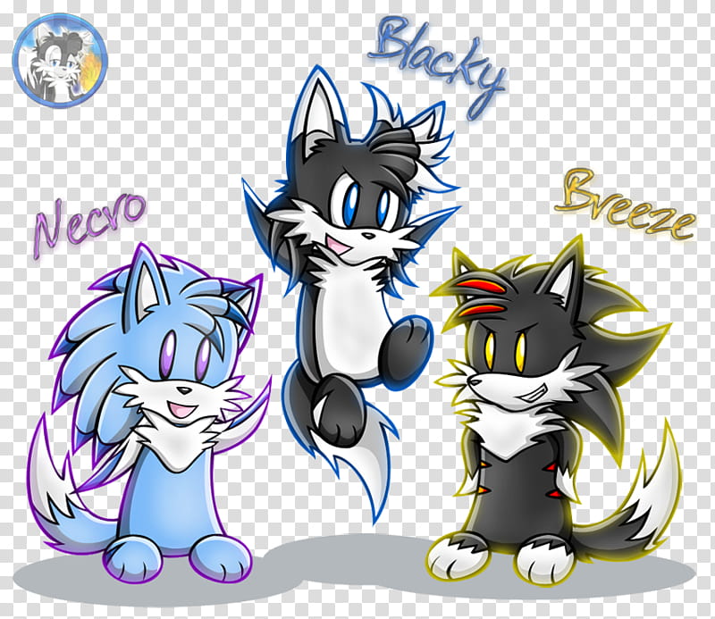 Blacky, Necro and Breeze transparent background PNG clipart