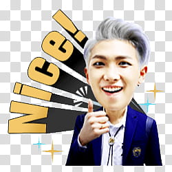 BTS Kakao Talk Emoticon Render p, man wearing blue notch lapel suit jacket transparent background PNG clipart